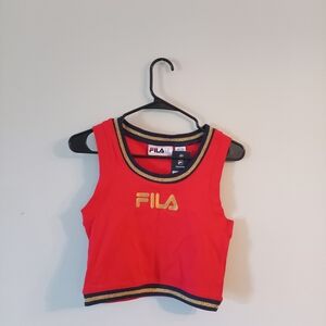 NWT Fila Red Crop Top